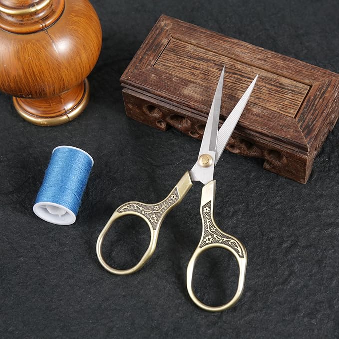 embroidery scissors-Glexal 5 Inch Vintage