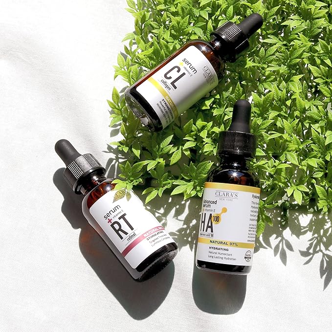 CLARA'S NEW YORK 7X Collagen Facial Serum with Ceramide, Hyaluronic Acid & Vitamin E – Firming, Hydrating, Anti-Aging Face Serum – 30ml / 1 fl oz – Made in USA