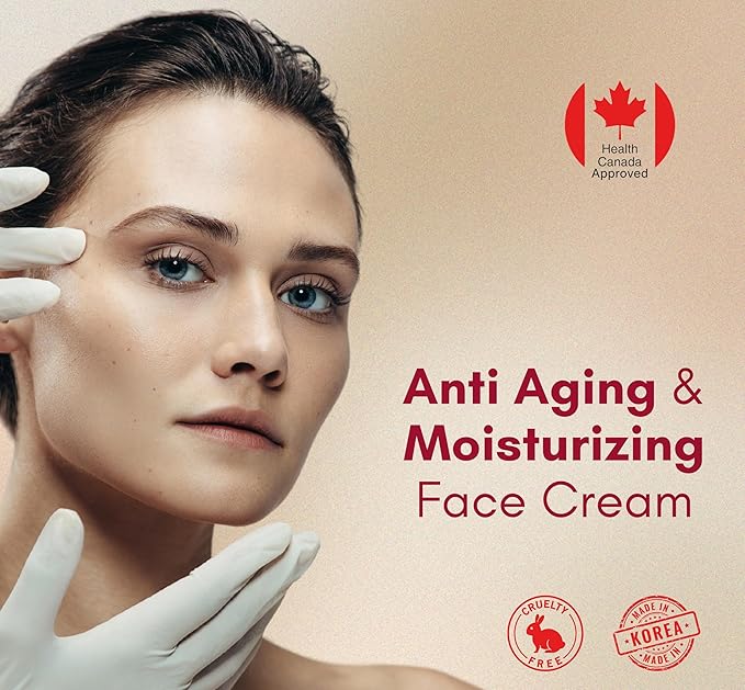 Anti Aging Face Cream with Niacinamide, Vitamin C & E, Peptides | Targets Hyperpigmentation, Wrinkles & Fine Lines | Moisturizing and Brightening Korean Cream 30G