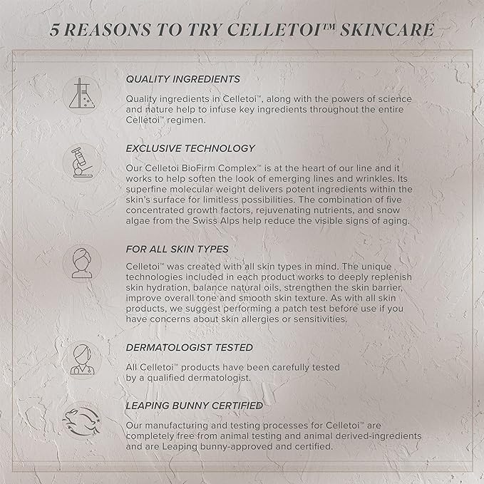 Celletoi Moisture Balancing Cleanser - Dermatologist Tested, Cruelty Free, Vegan - Gentle Foam Removes Makeup, Dirt, Impurities, Leaping Bunny Certified - 4.0 fl oz