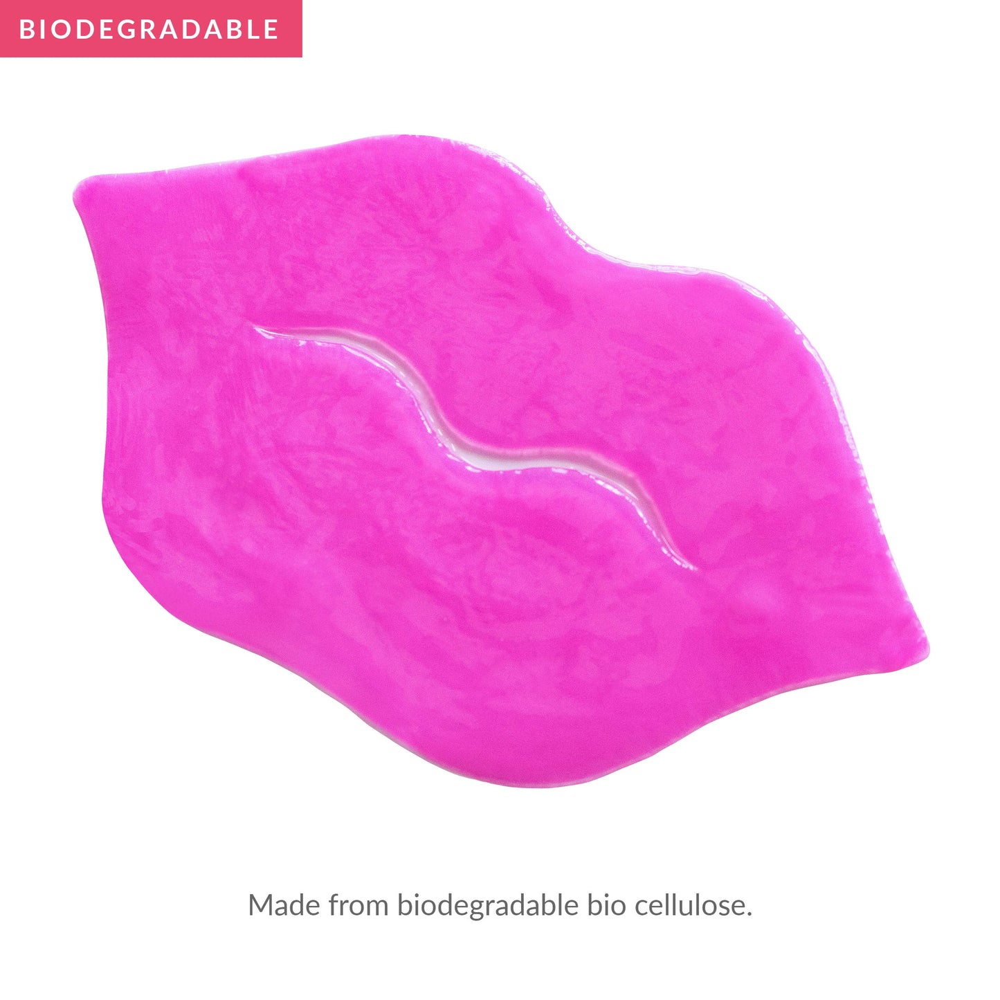 PMD Hydrakiss Bio-Cellulose Anti-Aging Lip Sheet Mask, 10 Count (Pack of 1)