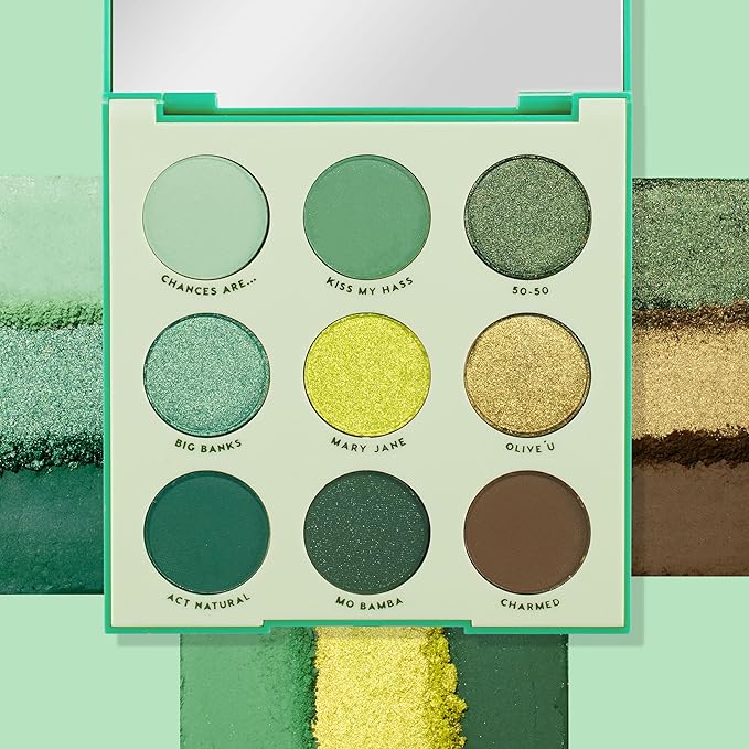 Colourpop Just My Luck Green Eyeshadow Palette - 3 oz