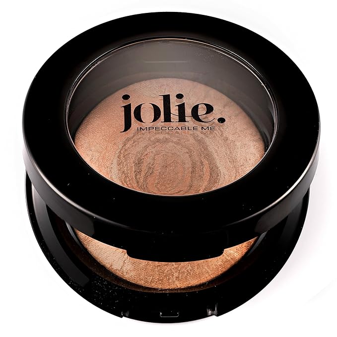 Jolie Marbleized Baked Finishing Powder Bronzer, Highlighter (S