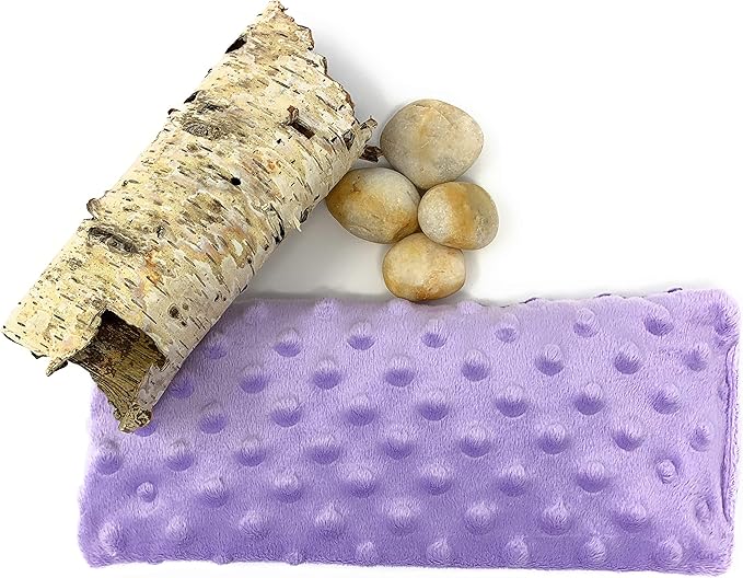 Lookix Lavender Eye Pillow- a Natural Soothing Hot & Cold Aromatherapy Eye Mask for Yoga, Meditation, Relaxation (Lavender)