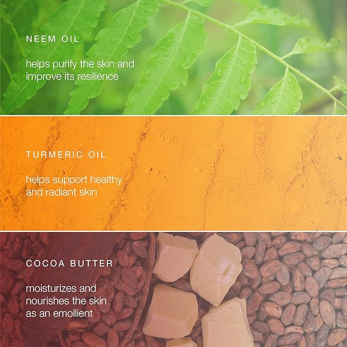 Himalaya Botanique Purifying Neem & Turmeric Handcrafted Bar Soap, Free from Parabens, SLS, Phthalates, Artificial Colors and Artificial Fragrances, 4.41 oz (125 g) 4 PACK