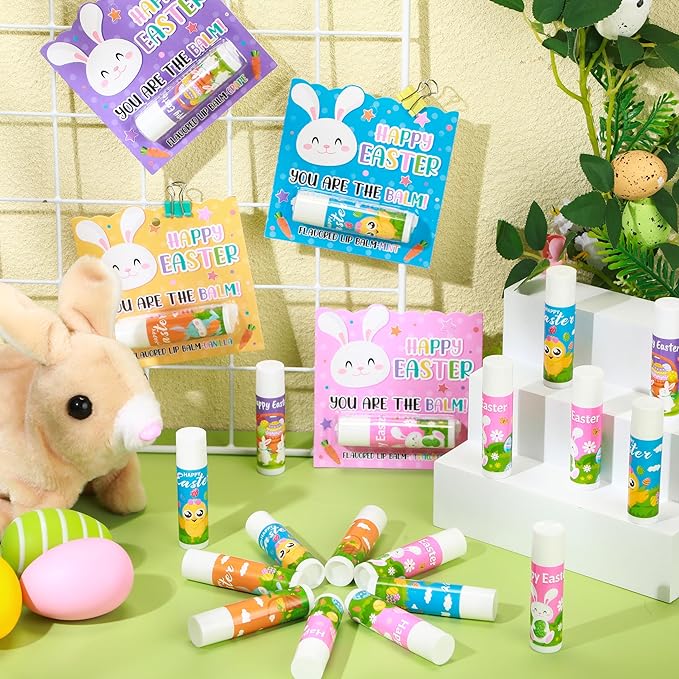48 Pcs Easter Lip Balm Bulk