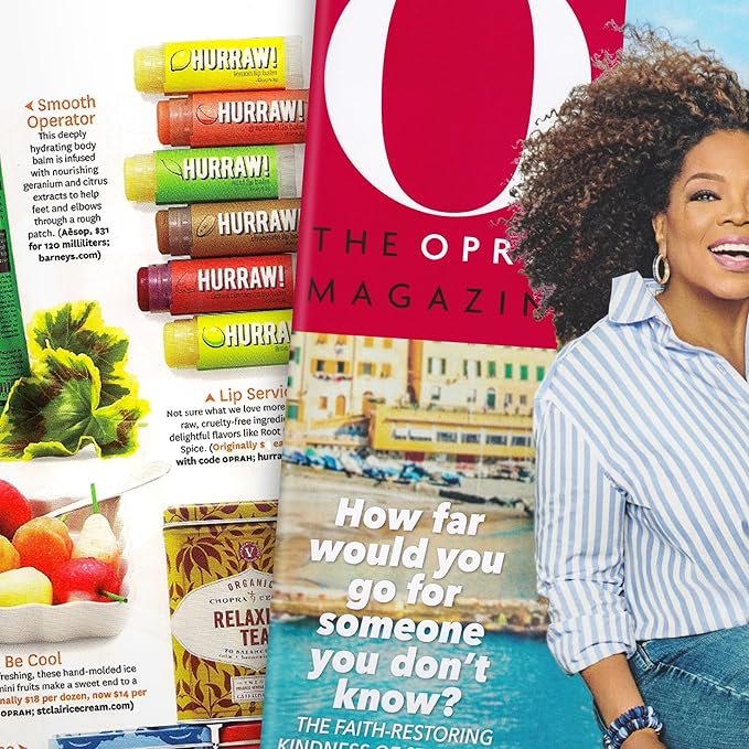 Hurraw! Lip Balms Staff Favorites, 6 ingredients.