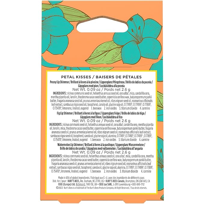 Burt's Bees Lip Balm Spring Gifts, (Packaging