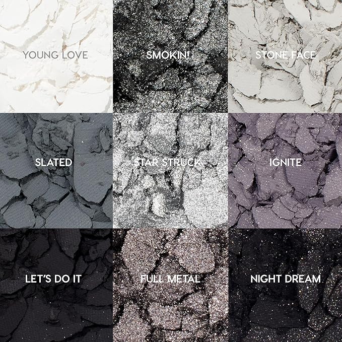 ColourPop Blowin' Smoke Eyeshadow Palette - Silver Eyeshadow 3 oz