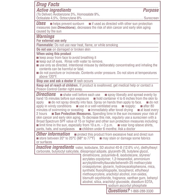 Coppertone Glow with Shimmer Sunscreen Spray, Water Resistant, Broad Spectrum SPF 30, 5 Oz Spray