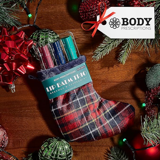 Body Prescriptions Lip Balm Trio Stocking