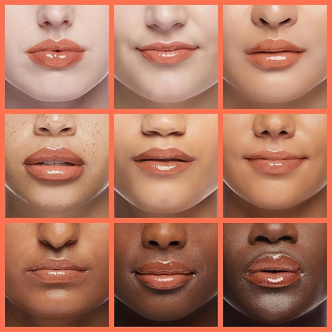 Hydrating Lip Glow Oil, Moisturizing Lip Glow Oil, Nourishing Glossy Transparent Lip Oil, Plumping Lip Oil, Lip Balm, Non-sticky Tinted Toot Lip Balm for Lip Care (Coral)